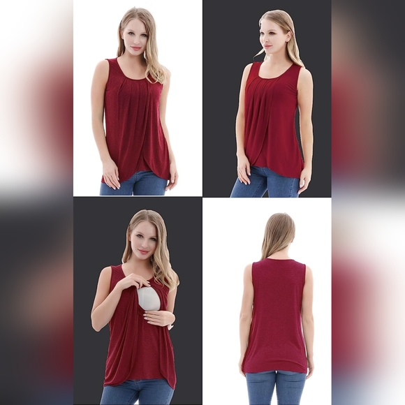 Maternity/nursing tank top set - size L BNWT - Picture 3 of 3